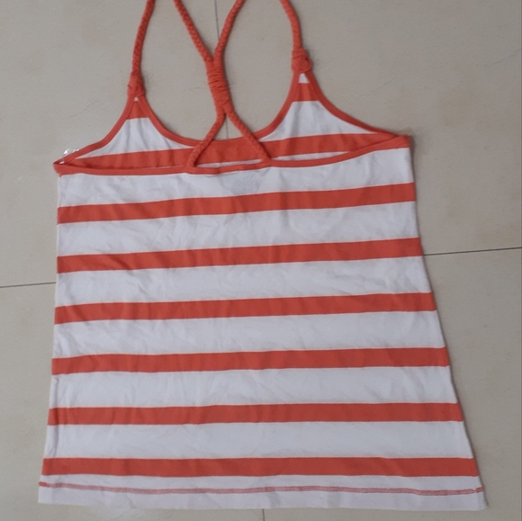 Dots Top White and Orange Size 2x - Picture 2 of 4